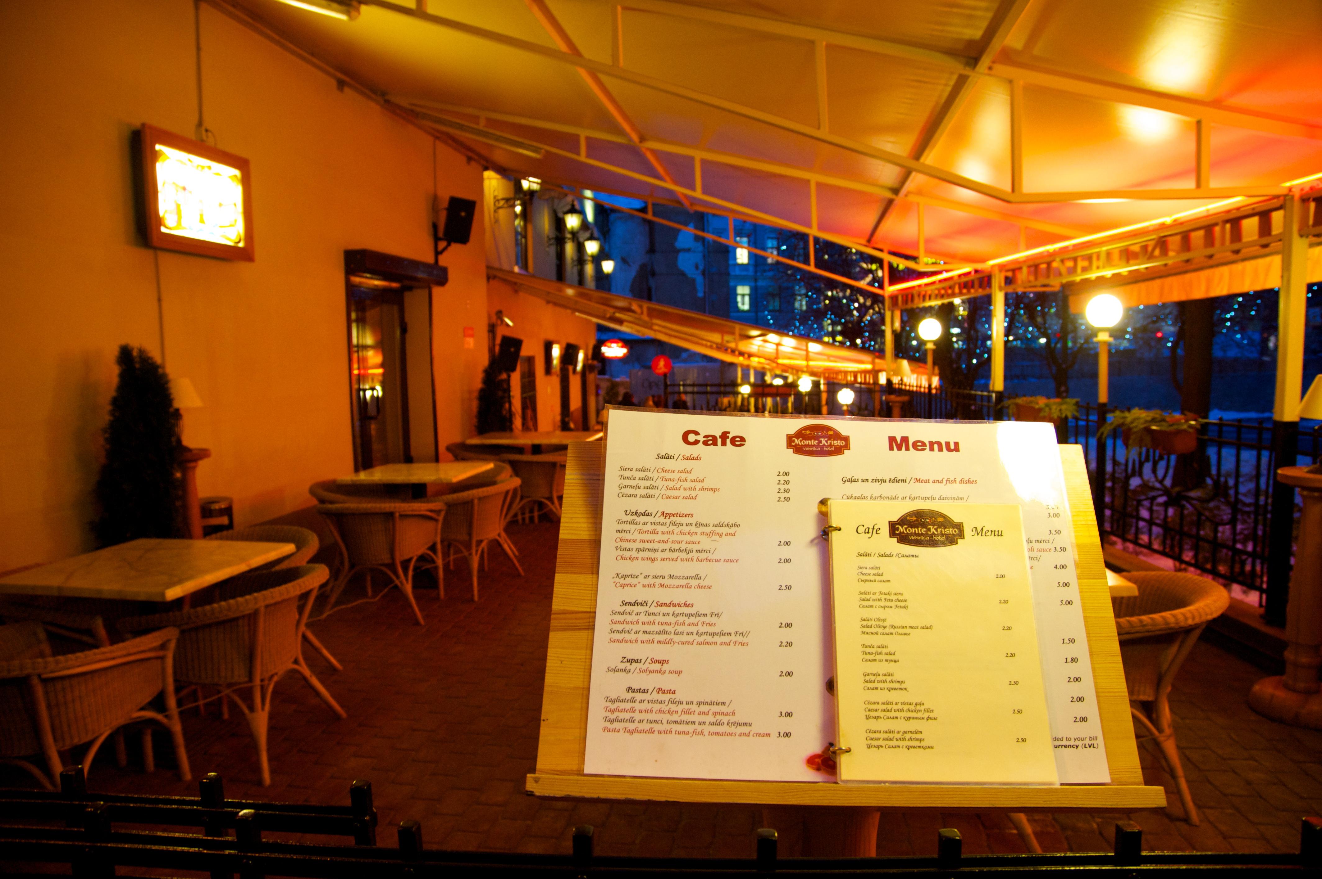 Boutique Hotel Monte Kristo Riga Restoran foto